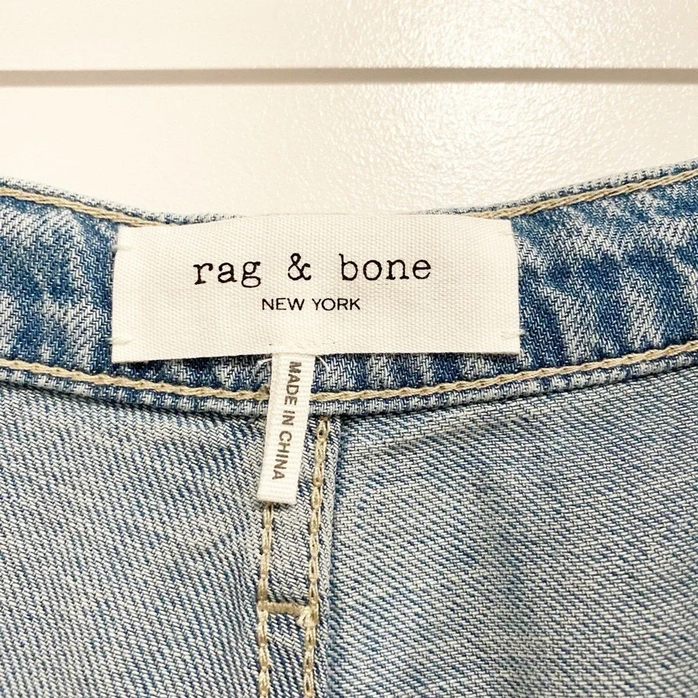 NWT Rag & Bone Ultra Featherweight Phoebe Drawstring Jeans Size Large - Picture 10 of 13